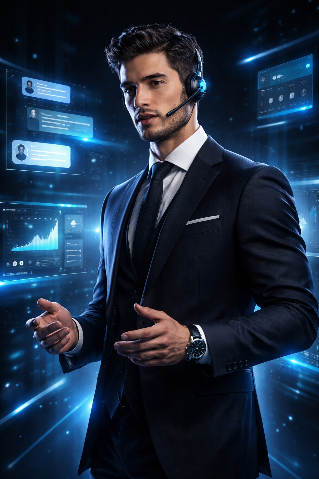Avatar de vendas com inteligência artificial atendendo cliente pelo WhatsApp